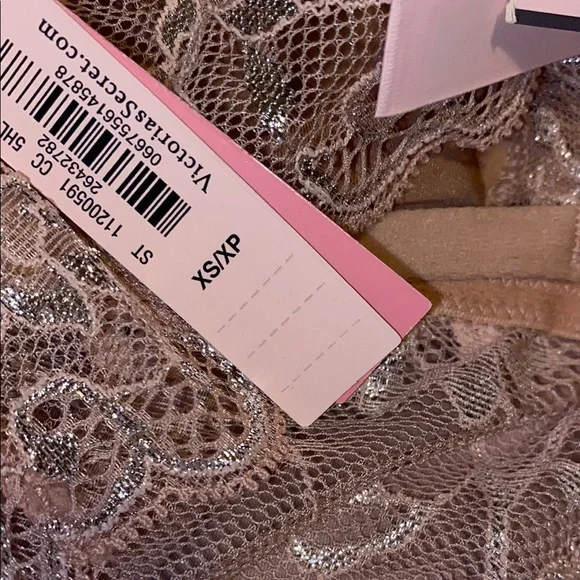 Pink Lace Long Sleeve Crop Top - Picture 4 of 6